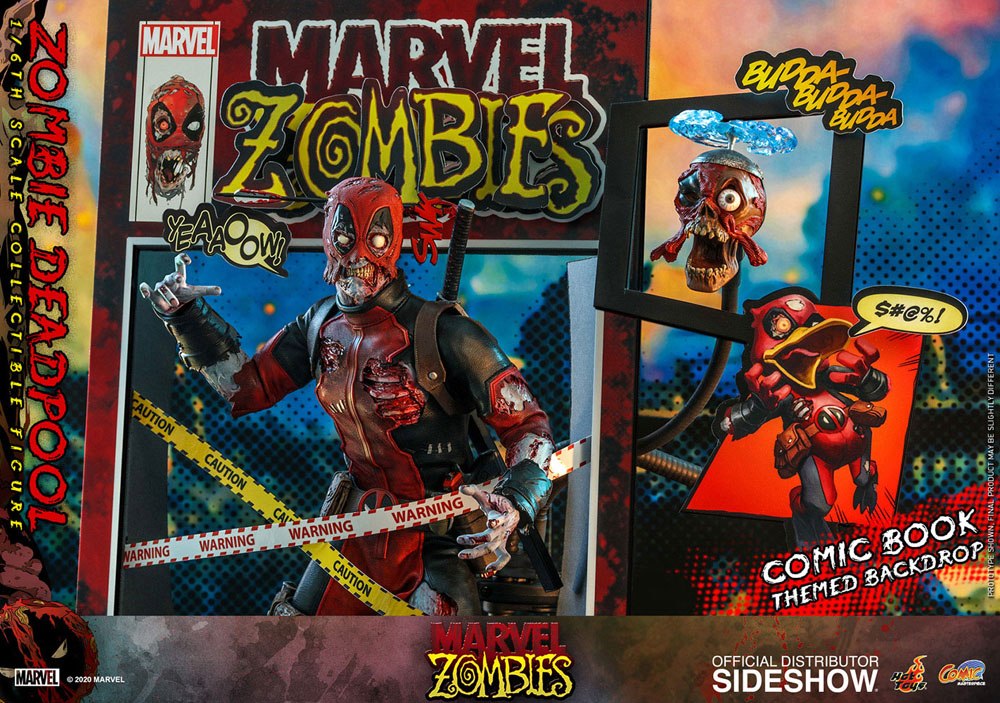 Marvel Zombies Comic Masterpiece Actionfigur 1/6 Zombie Deadpool 31 cm Image 22