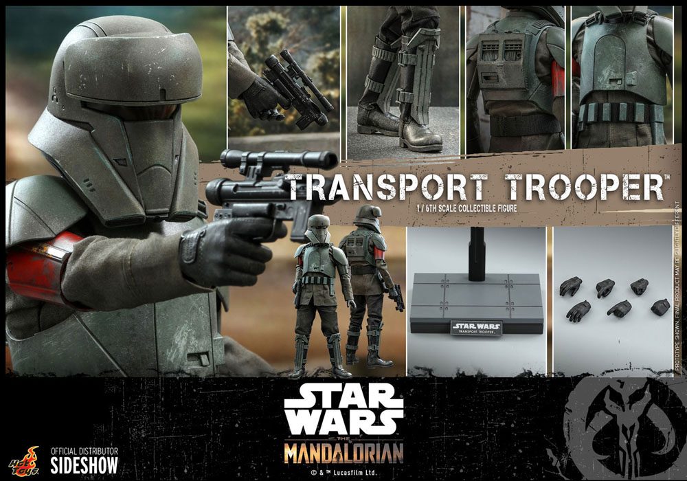 Star Wars The Mandalorian Actionfigur 1/6 Transport Trooper 31 cm Image 17