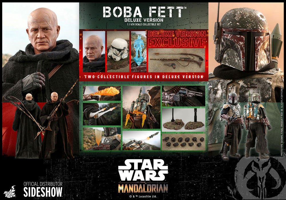 Star Wars The Mandalorian Actionfiguren Doppelpack 1/6 Boba Fett Deluxe 30 cm Image 26
