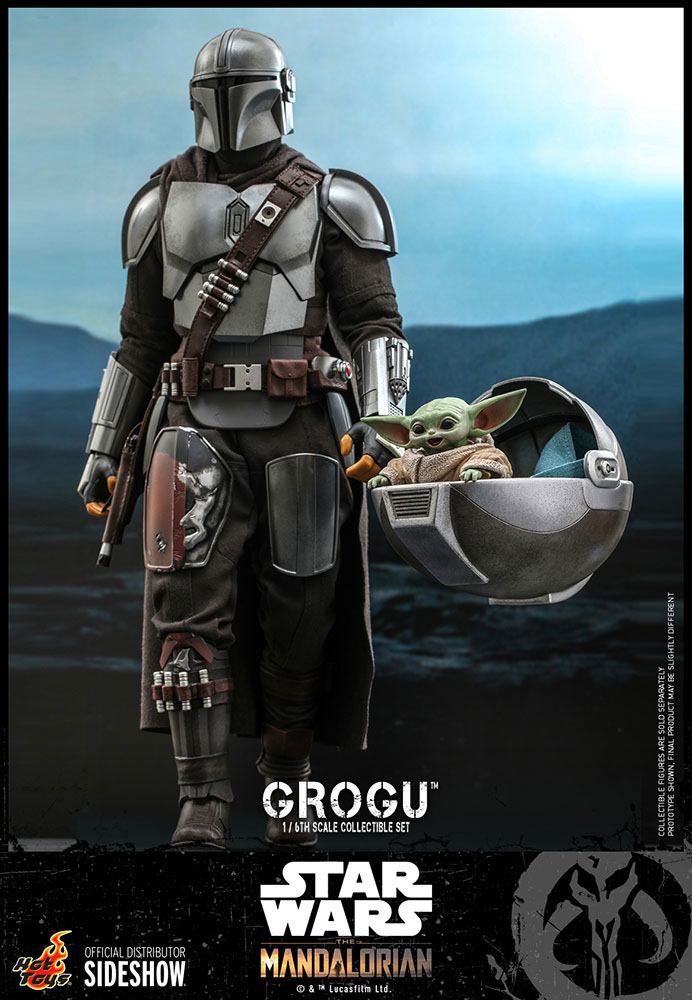 Star Wars The Mandalorian Actionfiguren 1/6 Grogu 3er-Set Image 3