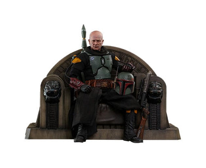 Star Wars: The Mandalorian Actionfigur 1/6 Boba Fett Repaint Armor and Throne Special Edition 30 cm Image 1