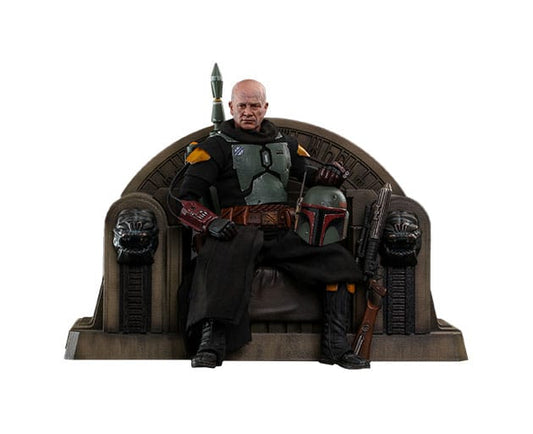 Star Wars: The Mandalorian Actionfigur 1/6 Boba Fett Repaint Armor and Throne Special Edition 30 cm Image 1