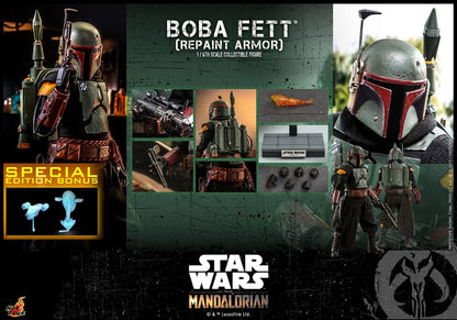Star Wars: The Mandalorian Actionfigur 1/6 Boba Fett Repaint Armor Special Edition 30 cm Image 7