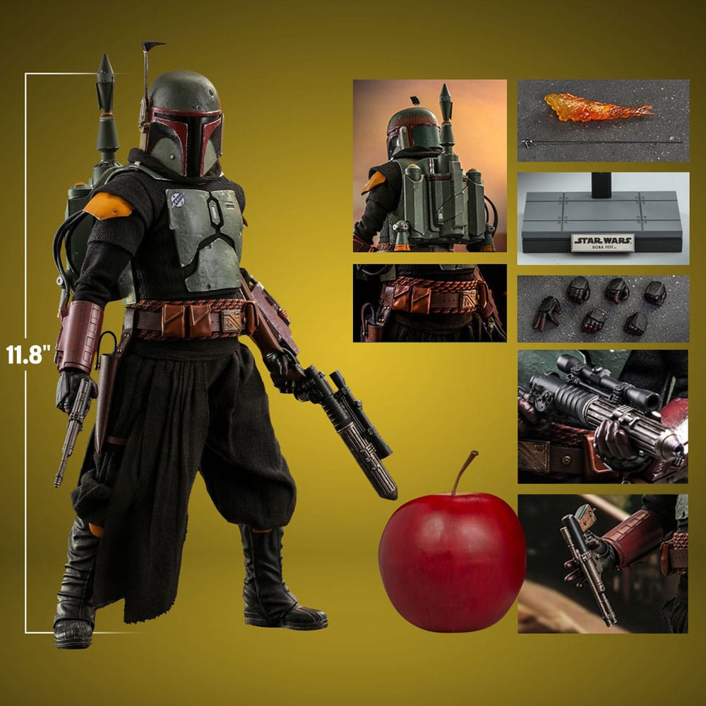 Star Wars: The Mandalorian Actionfigur 1/6 Boba Fett Repaint Armor Special Edition 30 cm Image 8