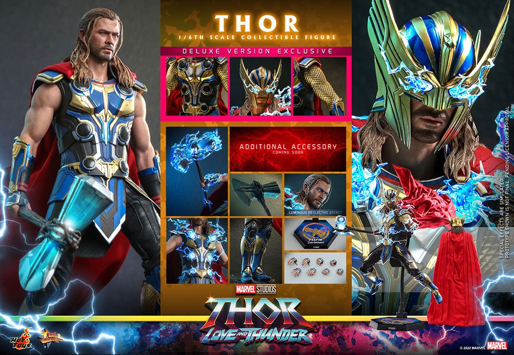 Thor: Love and Thunder Masterpiece Actionfigur 1/6 Thor (Deluxe Version) 32 cm Image 19