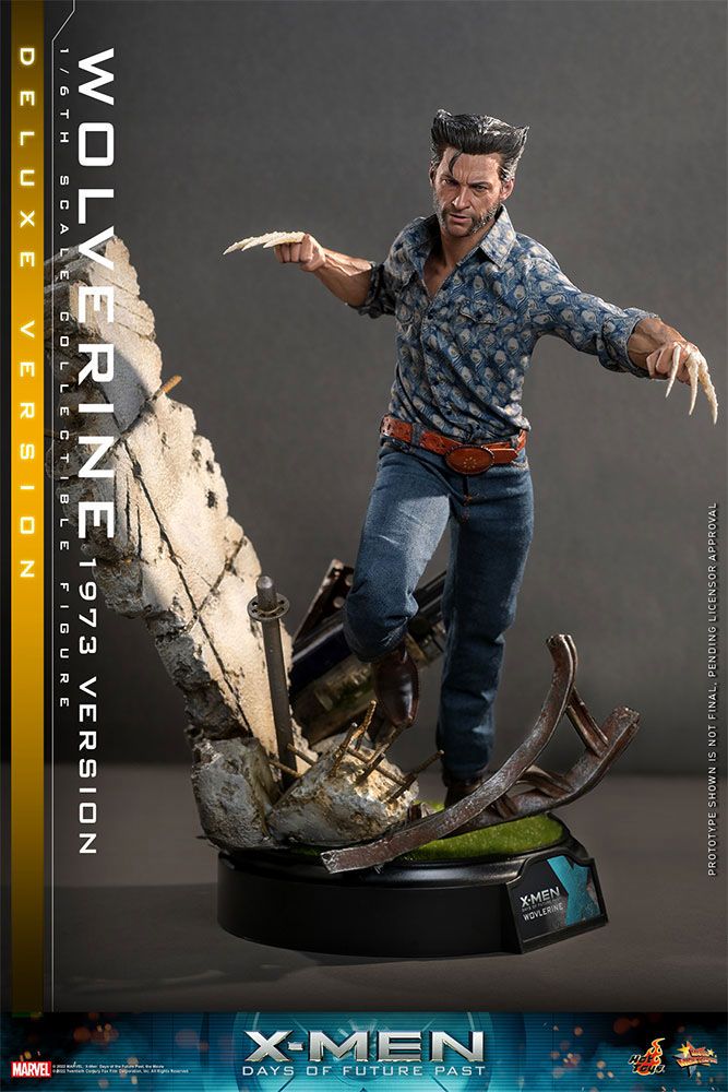X-Men Zukunft ist Vergangenheit Movie Masterpiece Actionfigur 1/6 Wolverine (1973 Version) Deluxe Version 30 cm Image 5