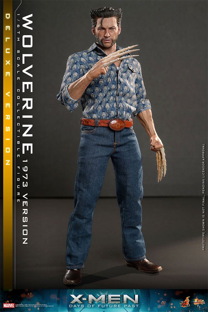 X-Men Zukunft ist Vergangenheit Movie Masterpiece Actionfigur 1/6 Wolverine (1973 Version) Deluxe Version 30 cm Image 8