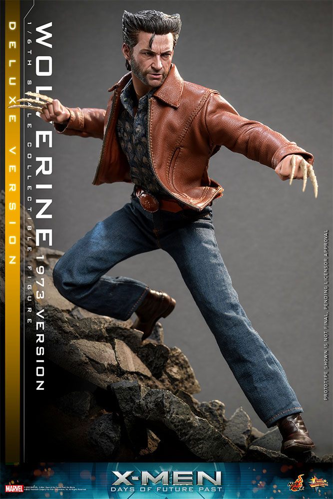 X-Men Zukunft ist Vergangenheit Movie Masterpiece Actionfigur 1/6 Wolverine (1973 Version) Deluxe Version 30 cm Image 11