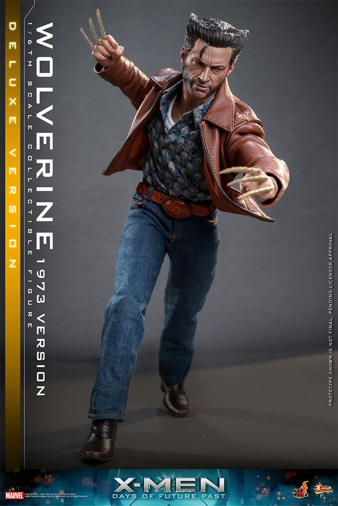 X-Men Zukunft ist Vergangenheit Movie Masterpiece Actionfigur 1/6 Wolverine (1973 Version) Deluxe Version 30 cm Image 12