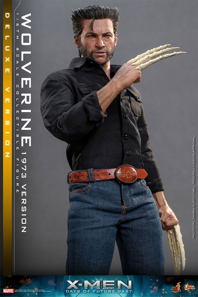 X-Men Zukunft ist Vergangenheit Movie Masterpiece Actionfigur 1/6 Wolverine (1973 Version) Deluxe Version 30 cm Image 14
