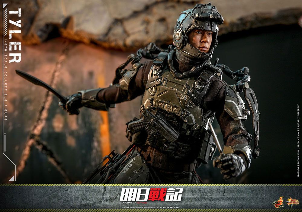 Warriors of Future Movie Masterpiece Actionfigur 1/6 Tyler 31 cm Image 10