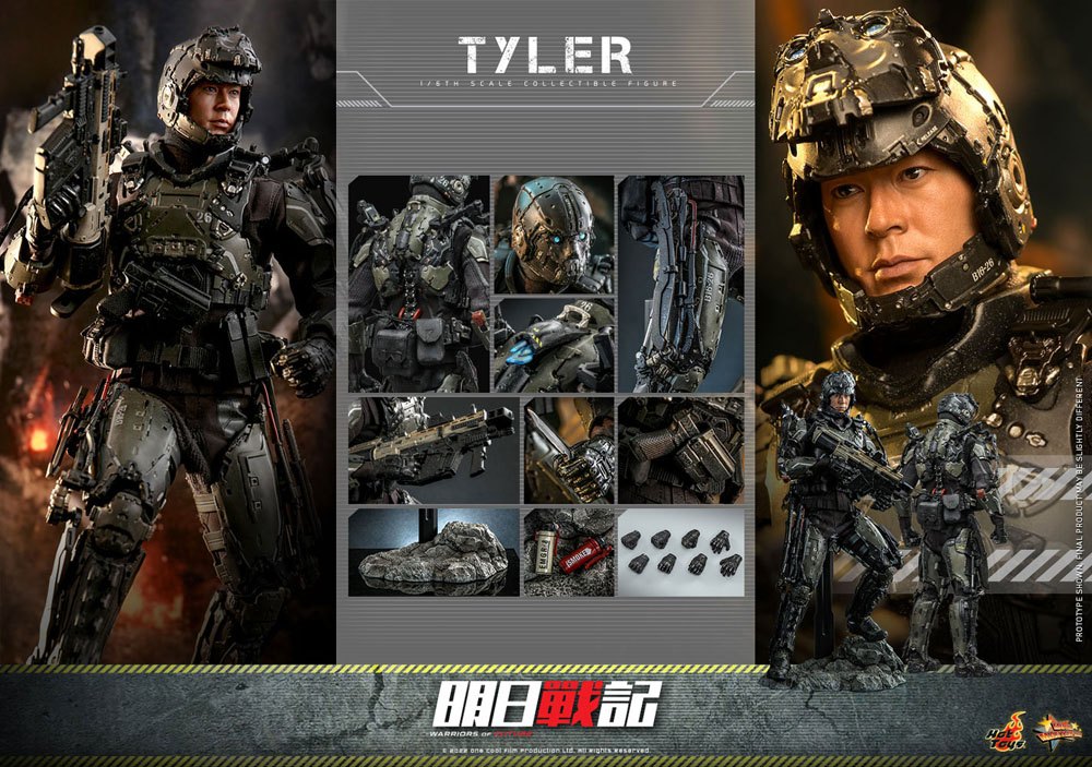 Warriors of Future Movie Masterpiece Actionfigur 1/6 Tyler 31 cm Image 17