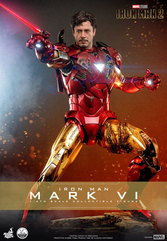 Iron Man 2 Actionfigur 1/4 Iron Man Mark VI 48 cm Image 2