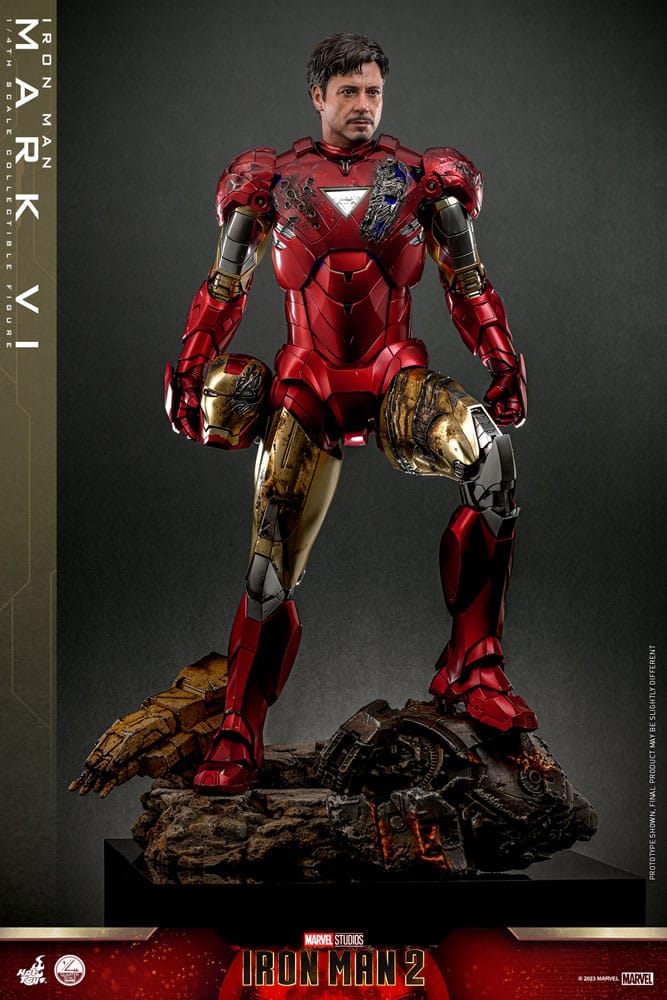 Iron Man 2 Actionfigur 1/4 Iron Man Mark VI 48 cm Image 6