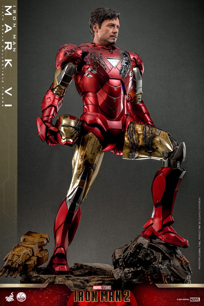 Iron Man 2 Actionfigur 1/4 Iron Man Mark VI 48 cm Image 8