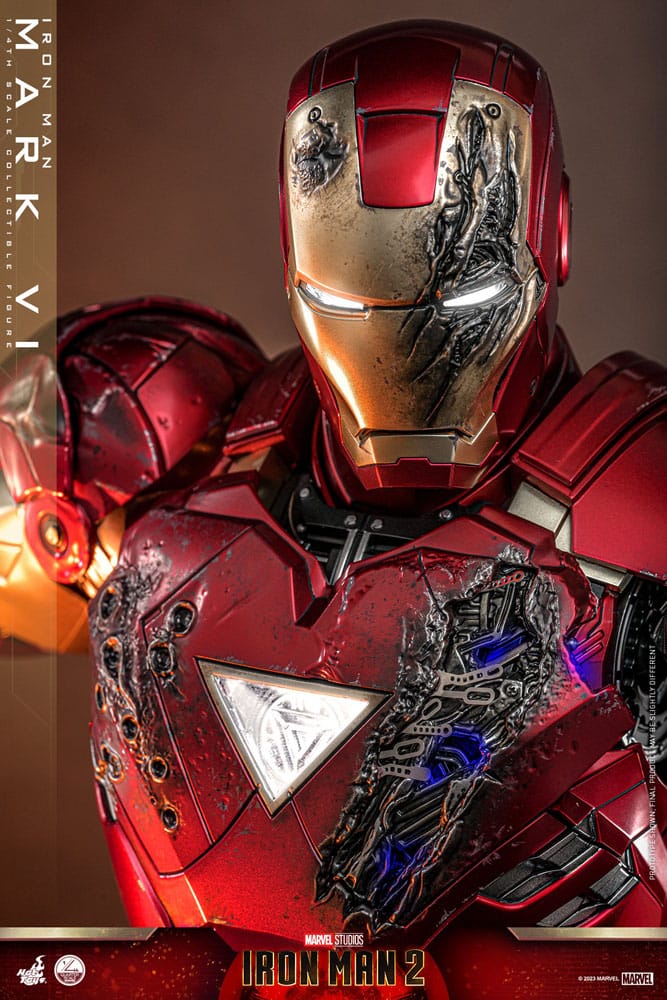 Iron Man 2 Actionfigur 1/4 Iron Man Mark VI 48 cm Image 13
