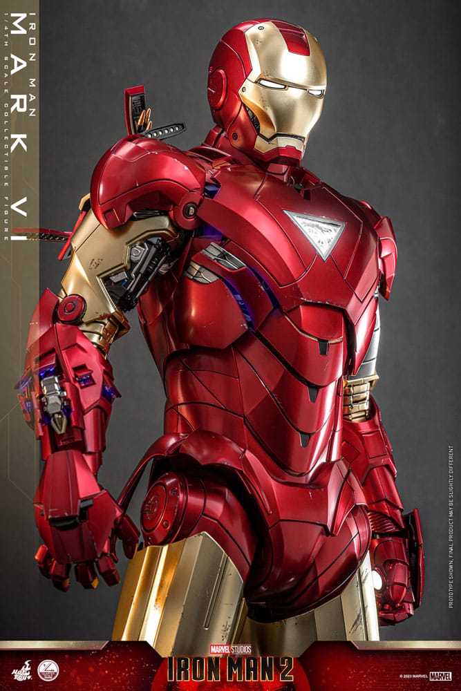 Iron Man 2 Actionfigur 1/4 Iron Man Mark VI 48 cm Image 15