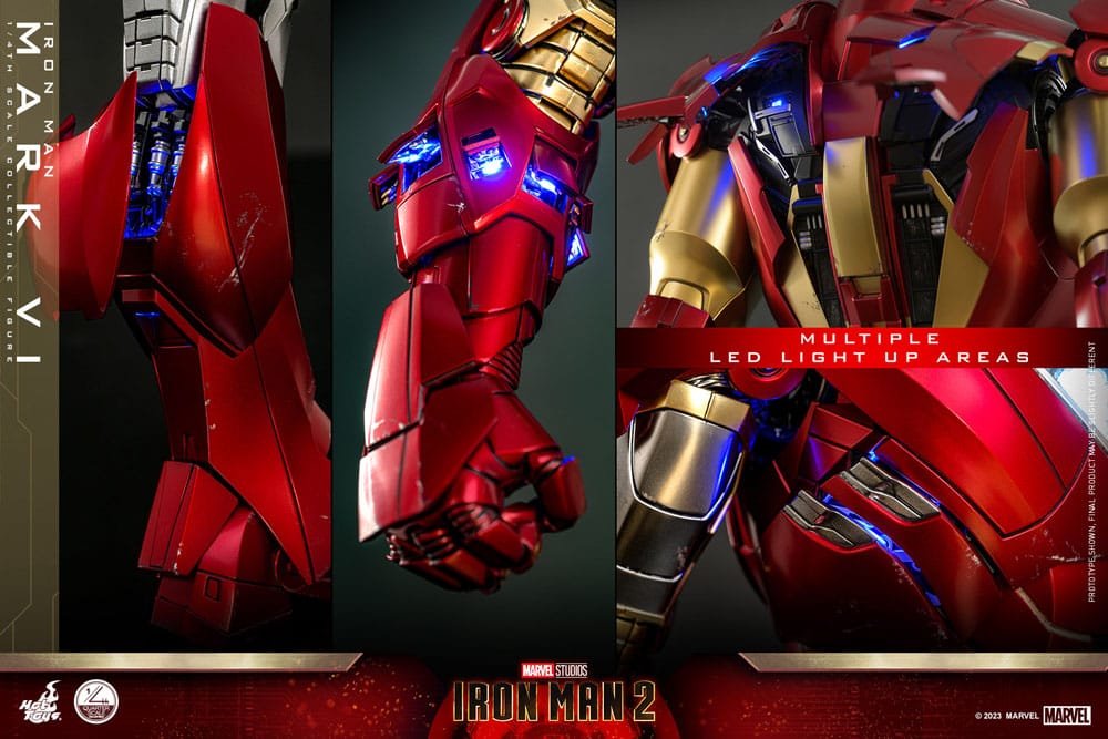 Iron Man 2 Actionfigur 1/4 Iron Man Mark VI 48 cm Image 23