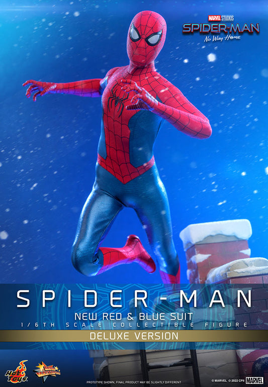 Spider-Man: No Way Home Movie Masterpiece Actionfigur 1/6 Spider-Man (New Red and Blue Suit) (Deluxe Version) 28 cm Image 2
