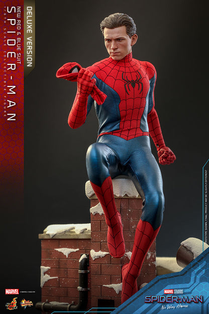 Spider-Man: No Way Home Movie Masterpiece Actionfigur 1/6 Spider-Man (New Red and Blue Suit) (Deluxe Version) 28 cm Image 8