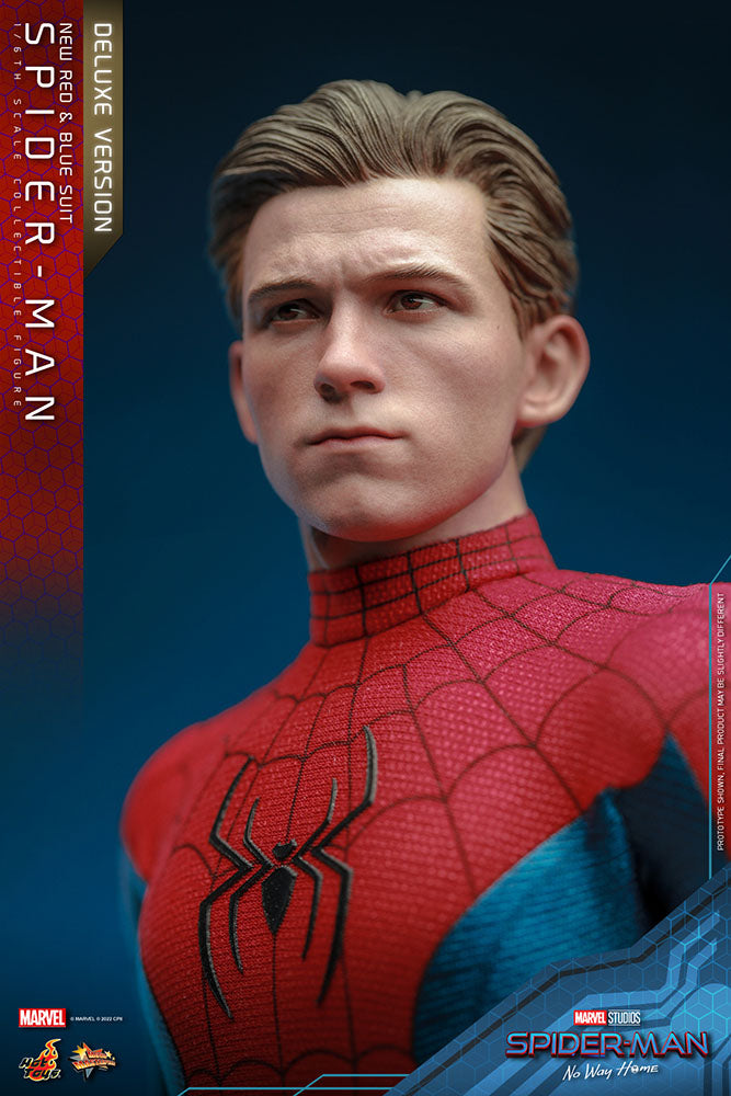Spider-Man: No Way Home Movie Masterpiece Actionfigur 1/6 Spider-Man (New Red and Blue Suit) (Deluxe Version) 28 cm Image 13