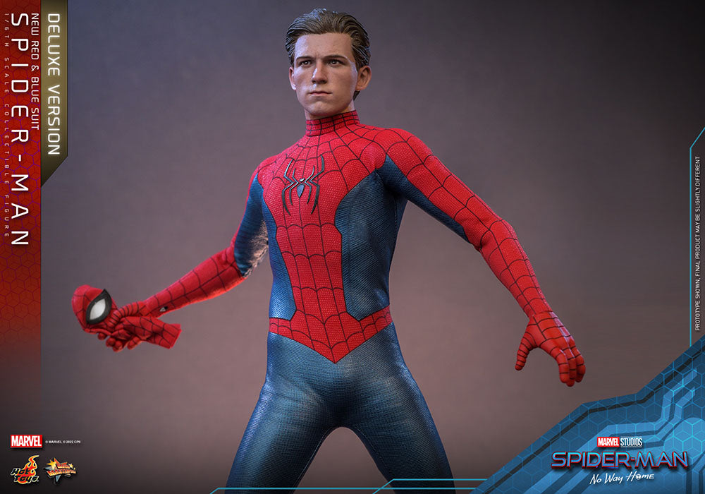 Spider-Man: No Way Home Movie Masterpiece Actionfigur 1/6 Spider-Man (New Red and Blue Suit) (Deluxe Version) 28 cm Image 15
