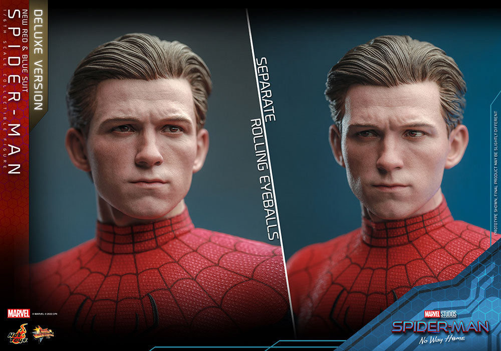 Spider-Man: No Way Home Movie Masterpiece Actionfigur 1/6 Spider-Man (New Red and Blue Suit) (Deluxe Version) 28 cm Image 17