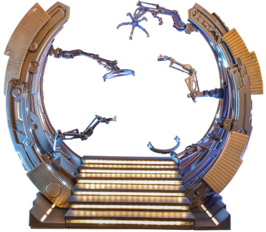 Marvel's The Avengers Accessories Collection Series Zubehör-Set Iron Man Suit-Up Gantry Image 1