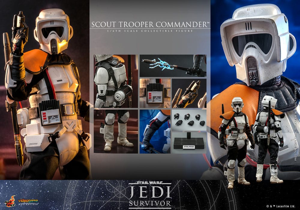 Star Wars: Jedi Survivor Videogame Masterpiece Actionfigur 1/6 Scout Trooper Commander 30 cm Image 17