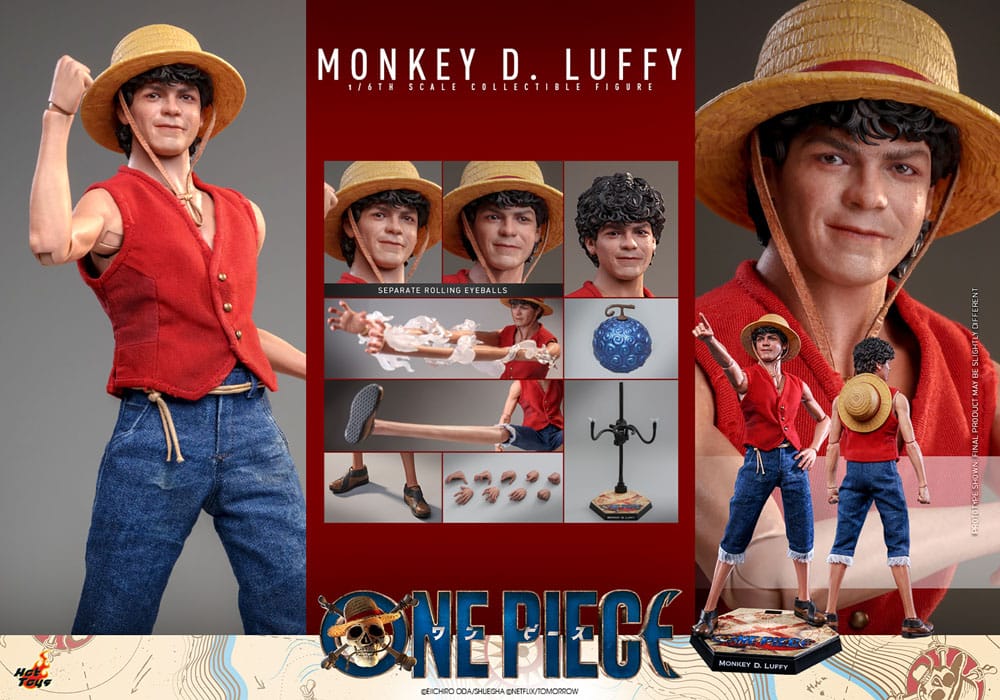 One Piece (Netflix) Actionfigur 1/6 Monkey D. Ruffy 31 cm Image 18