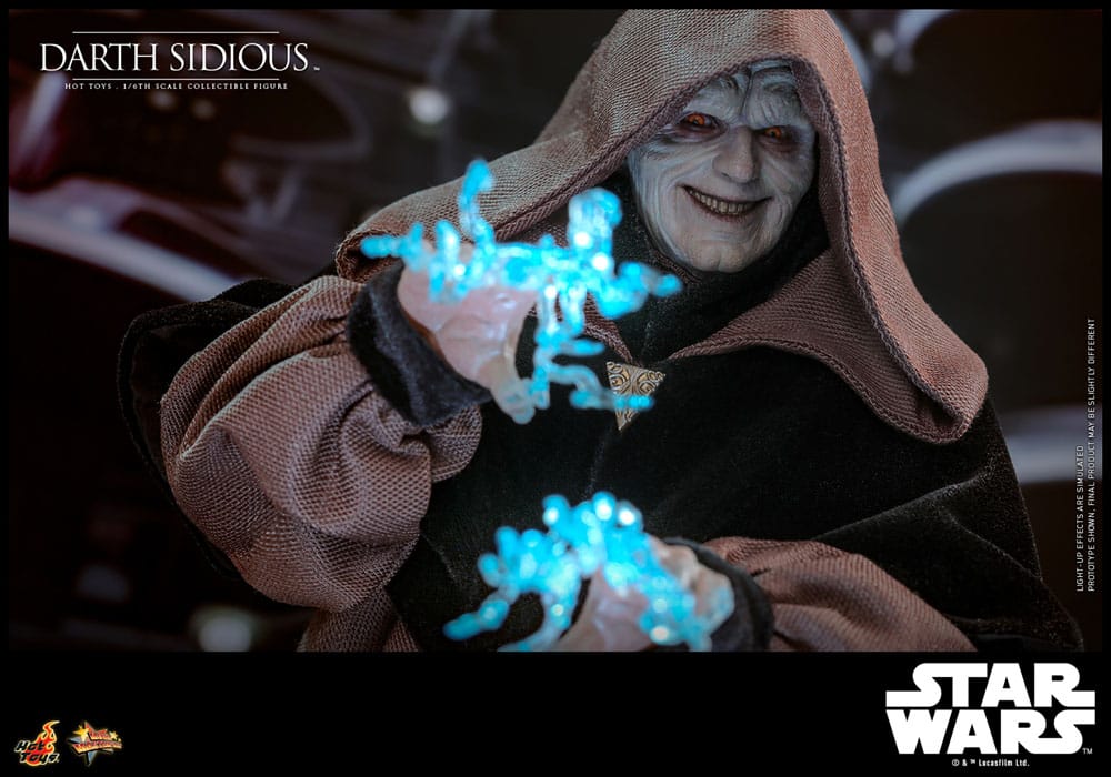 Star Wars Movie Masterpiece Actionfigur 1/6 Darth Sidious 29 cm Image 3