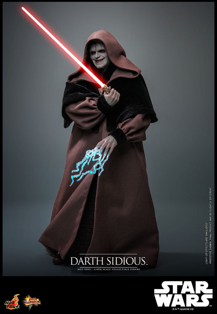 Star Wars Movie Masterpiece Actionfigur 1/6 Darth Sidious 29 cm Image 8