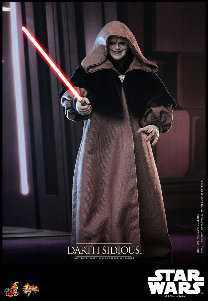 Star Wars Movie Masterpiece Actionfigur 1/6 Darth Sidious 29 cm Image 10