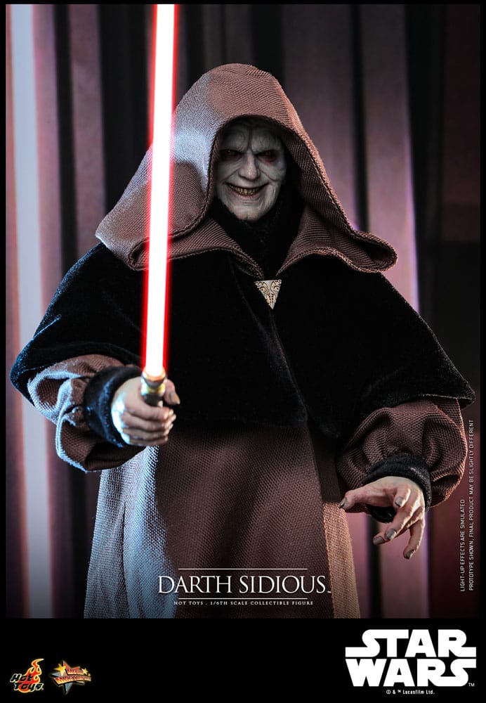 Star Wars Movie Masterpiece Actionfigur 1/6 Darth Sidious 29 cm Image 11