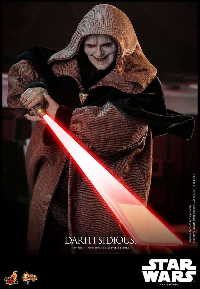 Star Wars Movie Masterpiece Actionfigur 1/6 Darth Sidious 29 cm Image 13
