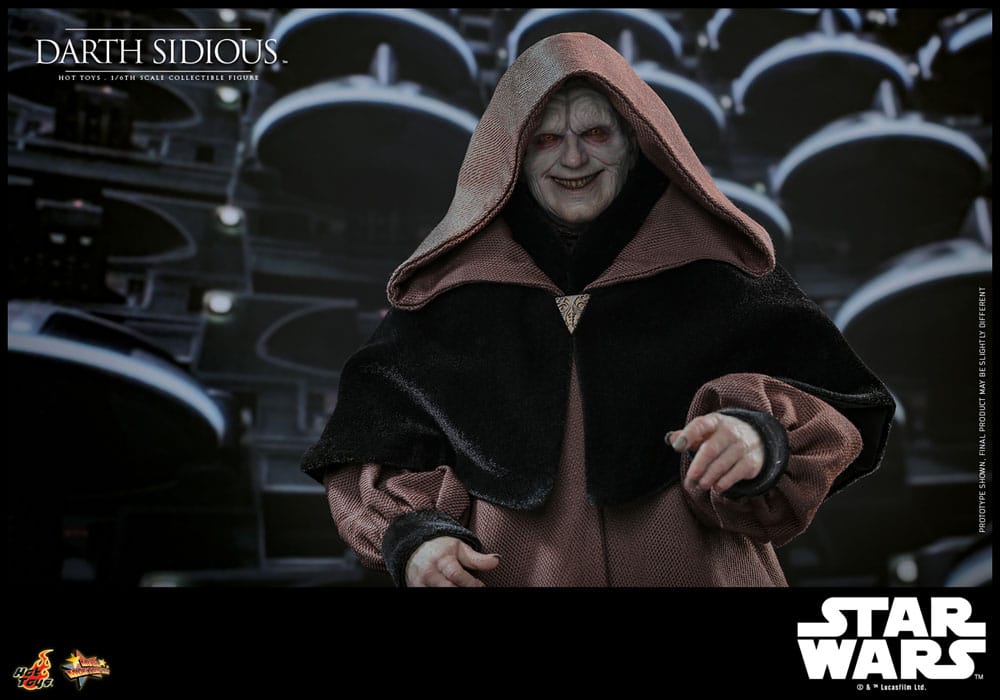 Star Wars Movie Masterpiece Actionfigur 1/6 Darth Sidious 29 cm Image 14