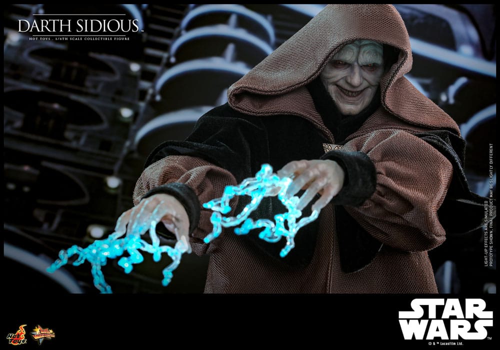 Star Wars Movie Masterpiece Actionfigur 1/6 Darth Sidious 29 cm Image 15