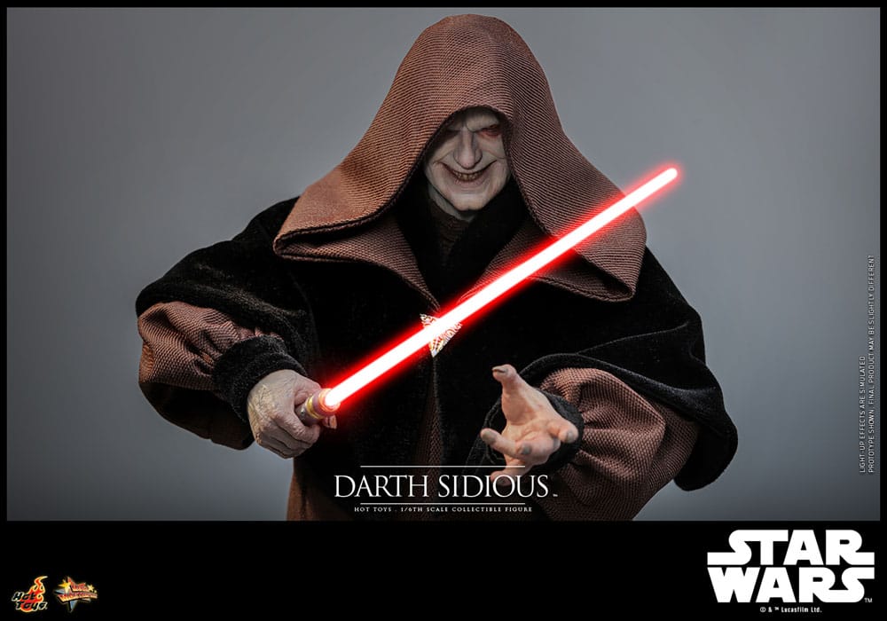 Star Wars Movie Masterpiece Actionfigur 1/6 Darth Sidious 29 cm Image 17