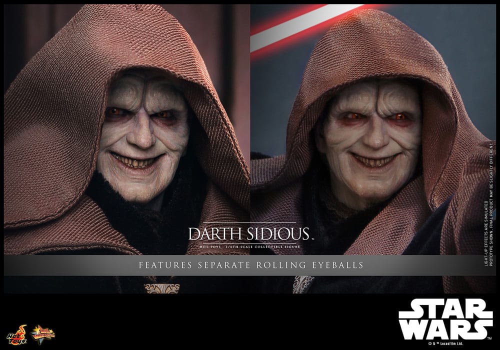 Star Wars Movie Masterpiece Actionfigur 1/6 Darth Sidious 29 cm Image 18