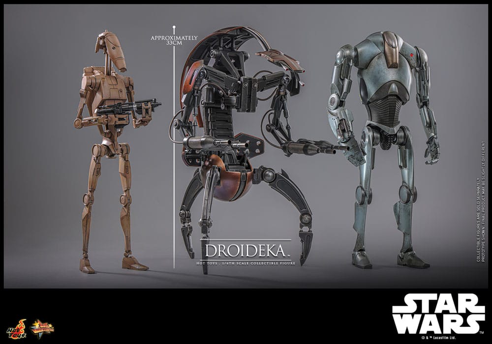 Star Wars Episode I Movie Masterpiece Actionfigur 1/6 Droideka 27 cm Image 20