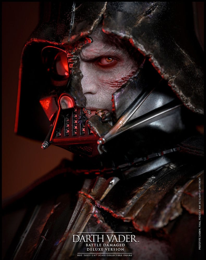 Star Wars Actionfigur 1/6 Darth Vader (Battle Damaged) Deluxe Version 35 cm Image 3