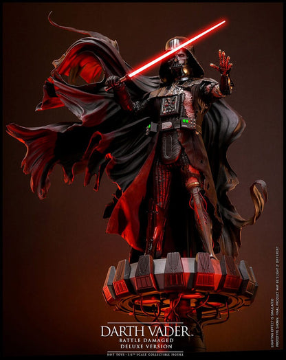 Star Wars Actionfigur 1/6 Darth Vader (Battle Damaged) Deluxe Version 35 cm Image 4