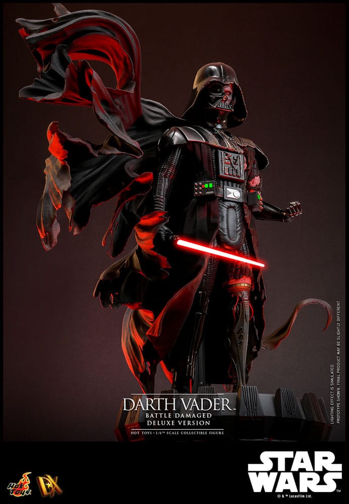 Star Wars Actionfigur 1/6 Darth Vader (Battle Damaged) Deluxe Version 35 cm Image 7
