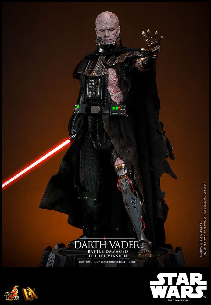Star Wars Actionfigur 1/6 Darth Vader (Battle Damaged) Deluxe Version 35 cm Image 11