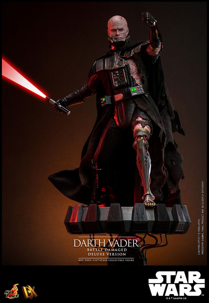 Star Wars Actionfigur 1/6 Darth Vader (Battle Damaged) Deluxe Version 35 cm Image 12