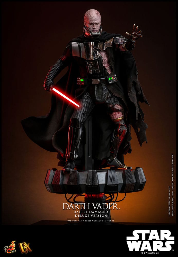 Star Wars Actionfigur 1/6 Darth Vader (Battle Damaged) Deluxe Version 35 cm Image 13