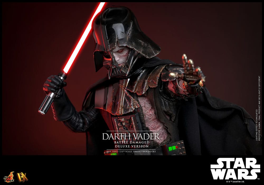 Star Wars Actionfigur 1/6 Darth Vader (Battle Damaged) Deluxe Version 35 cm Image 18