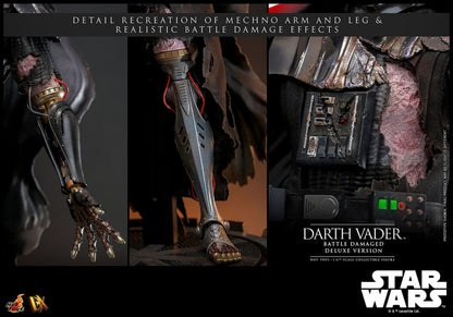 Star Wars Actionfigur 1/6 Darth Vader (Battle Damaged) Deluxe Version 35 cm Image 22