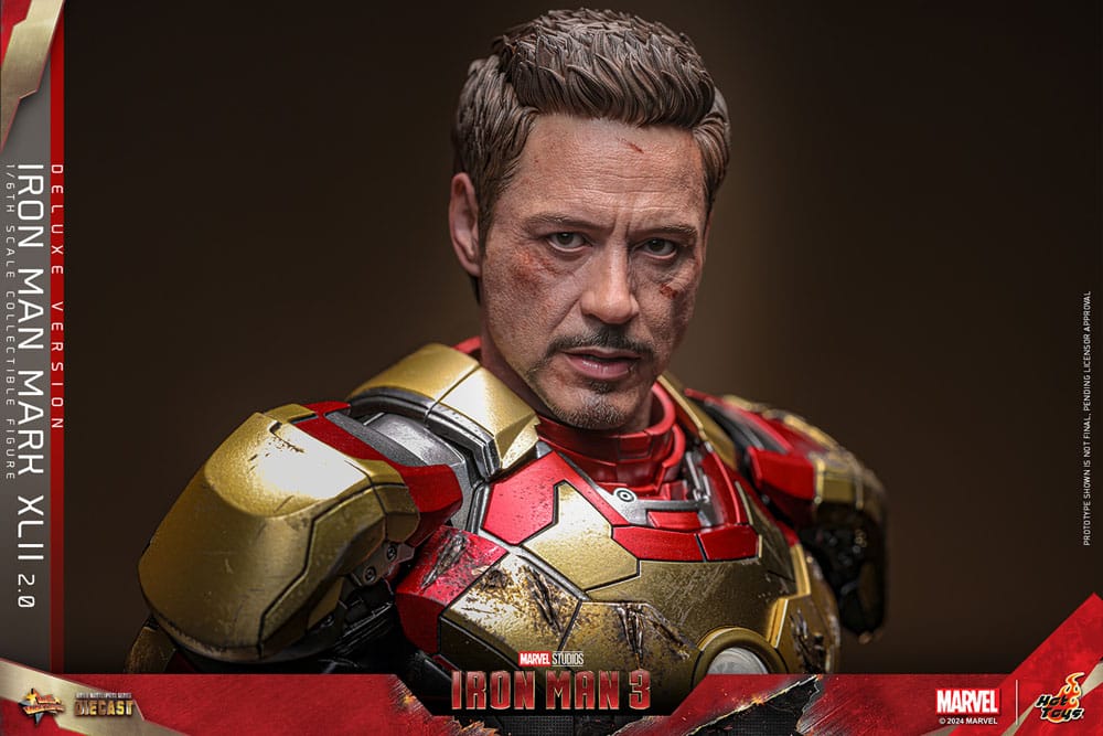 Iron Man 3 Movie Masterpiece Diecast Actionfigur 1/6 Iron Man Mark XLII (2.0) Deluxe 32 cm Image 16