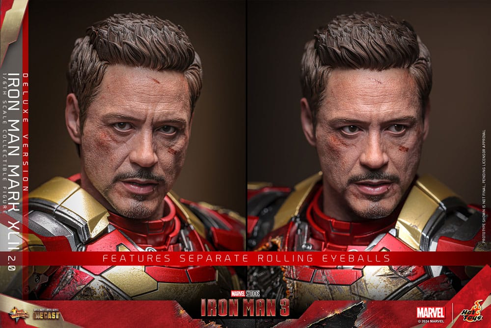 Iron Man 3 Movie Masterpiece Diecast Actionfigur 1/6 Iron Man Mark XLII (2.0) Deluxe 32 cm Image 18